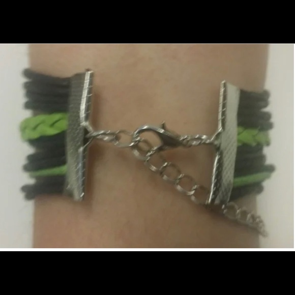 Trendy New Multi Layer Breast Cancer Awareness Bracelet - Picture 4 of 5